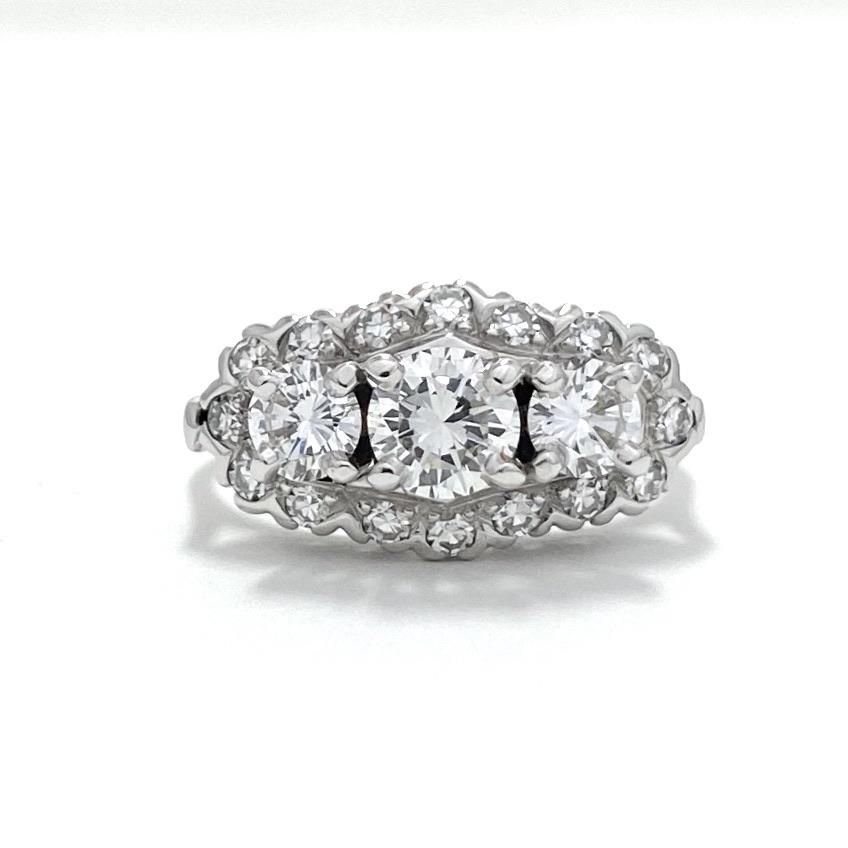 Traditional Coronet Engagement Ring - Lewis Malka