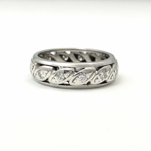 eternity diamond ring