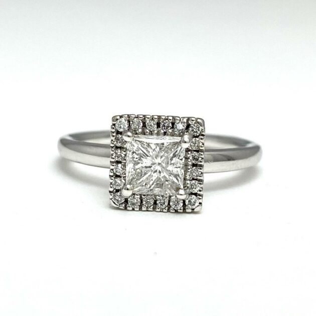cast solitaire ring